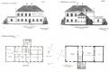 Grundriss und Ansicht der Schule 1913,StAH